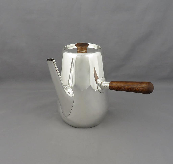 Modernist Silver Coffee Set - JH Tee Antiques