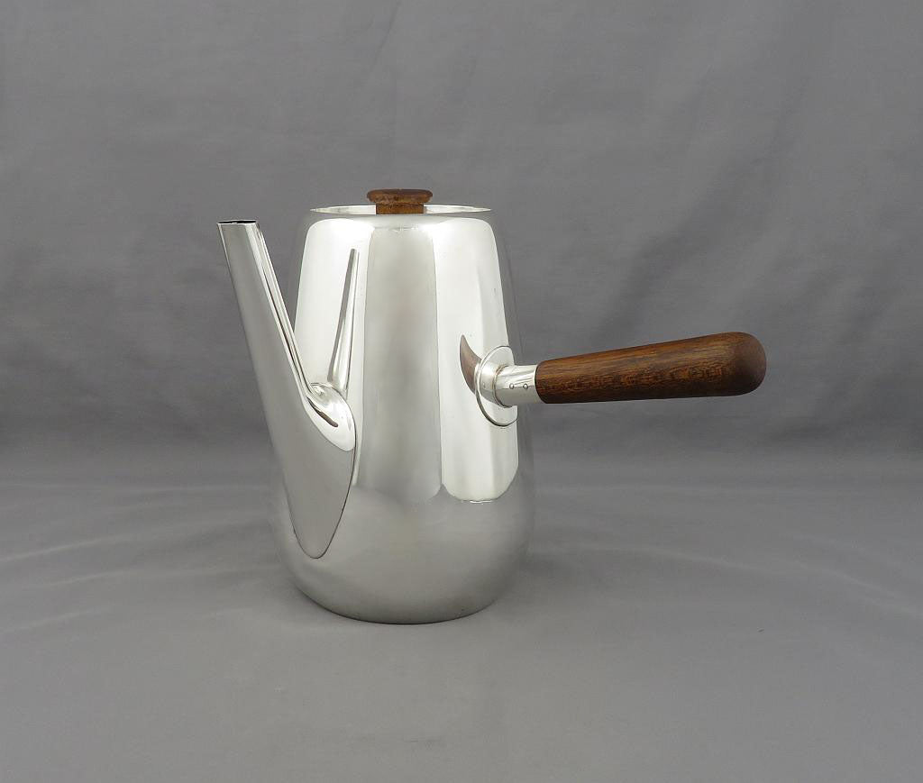 Modernist Silver Coffee Set - JH Tee Antiques
