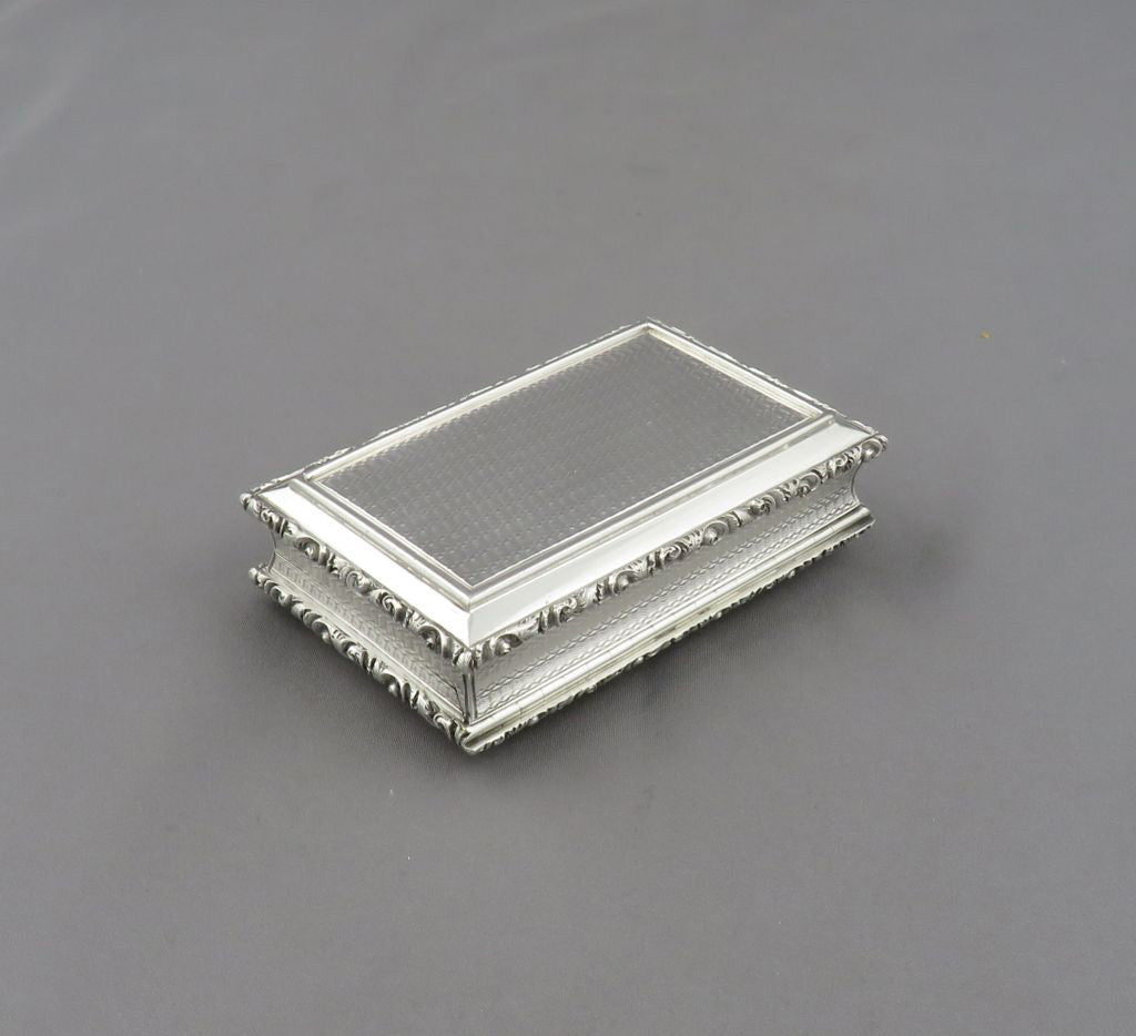 William IV Silver Snuff Box - JH Tee Antiques