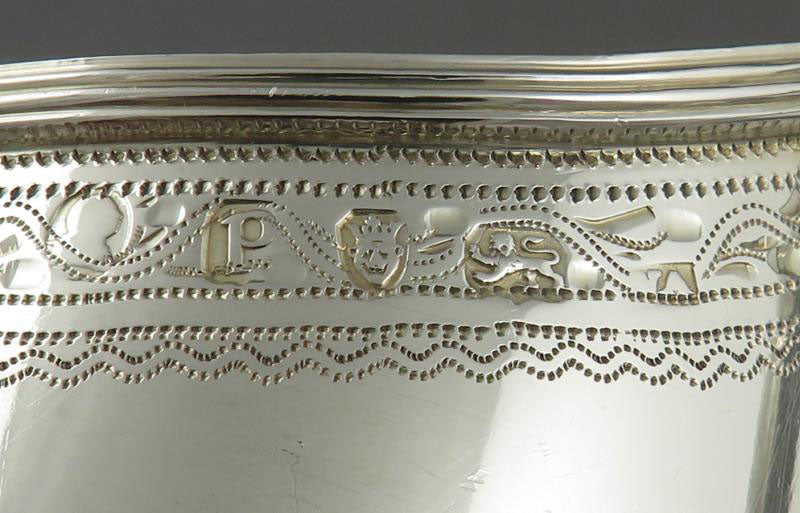 Neoclassical Sterling Silver Cream Jug - JH Tee Antiques