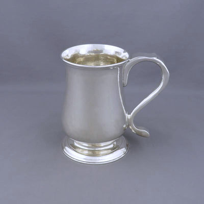 George III Newcastle Silver Pint Mug - JH Tee Antiques