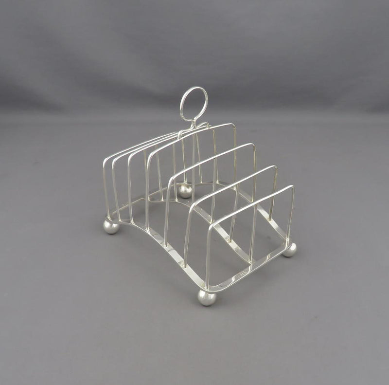 George III Silver Toast Rack