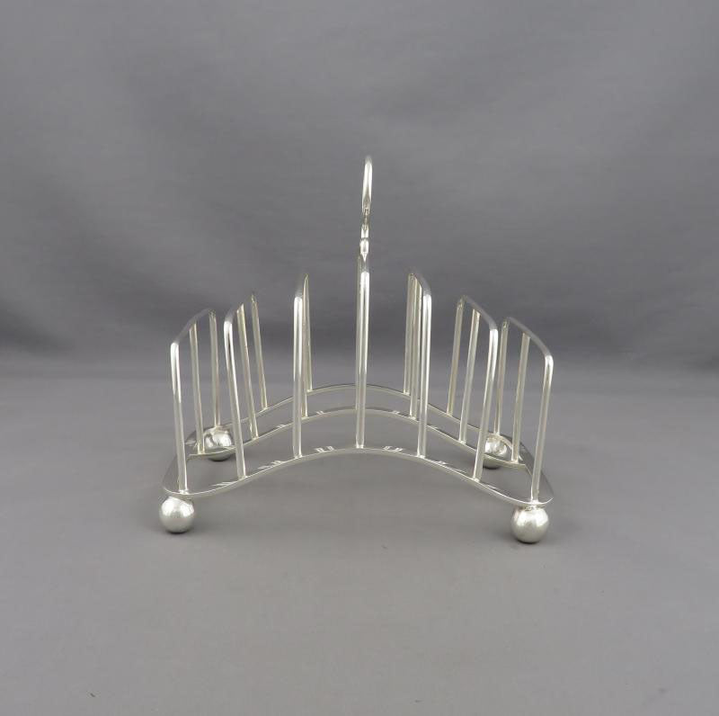 George III Silver Toast Rack