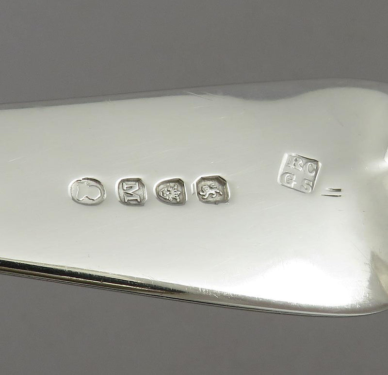 Old English Silver Stuffing Spoon