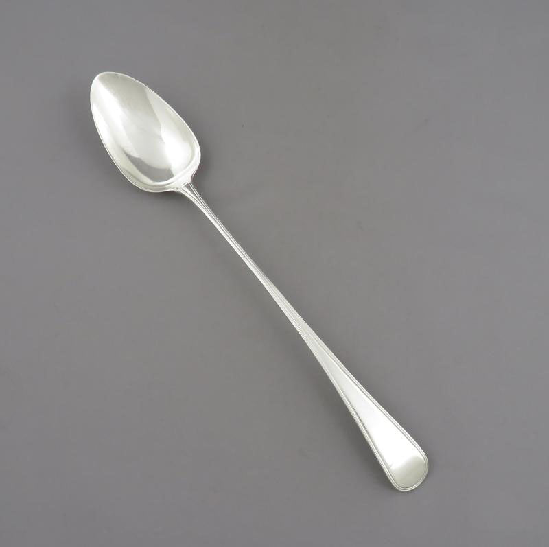 Old English Thread Silver Stuffing Spoon - JH Tee Antiques