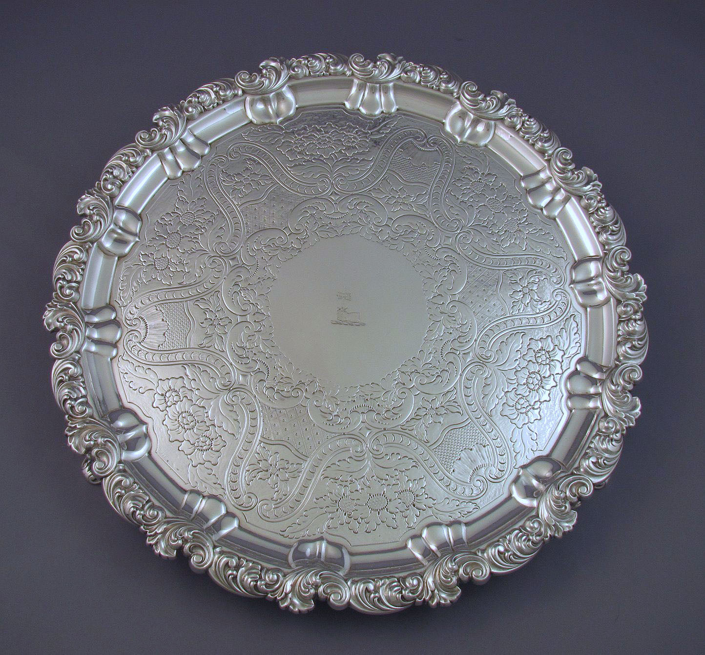 old sheffield plate salver
