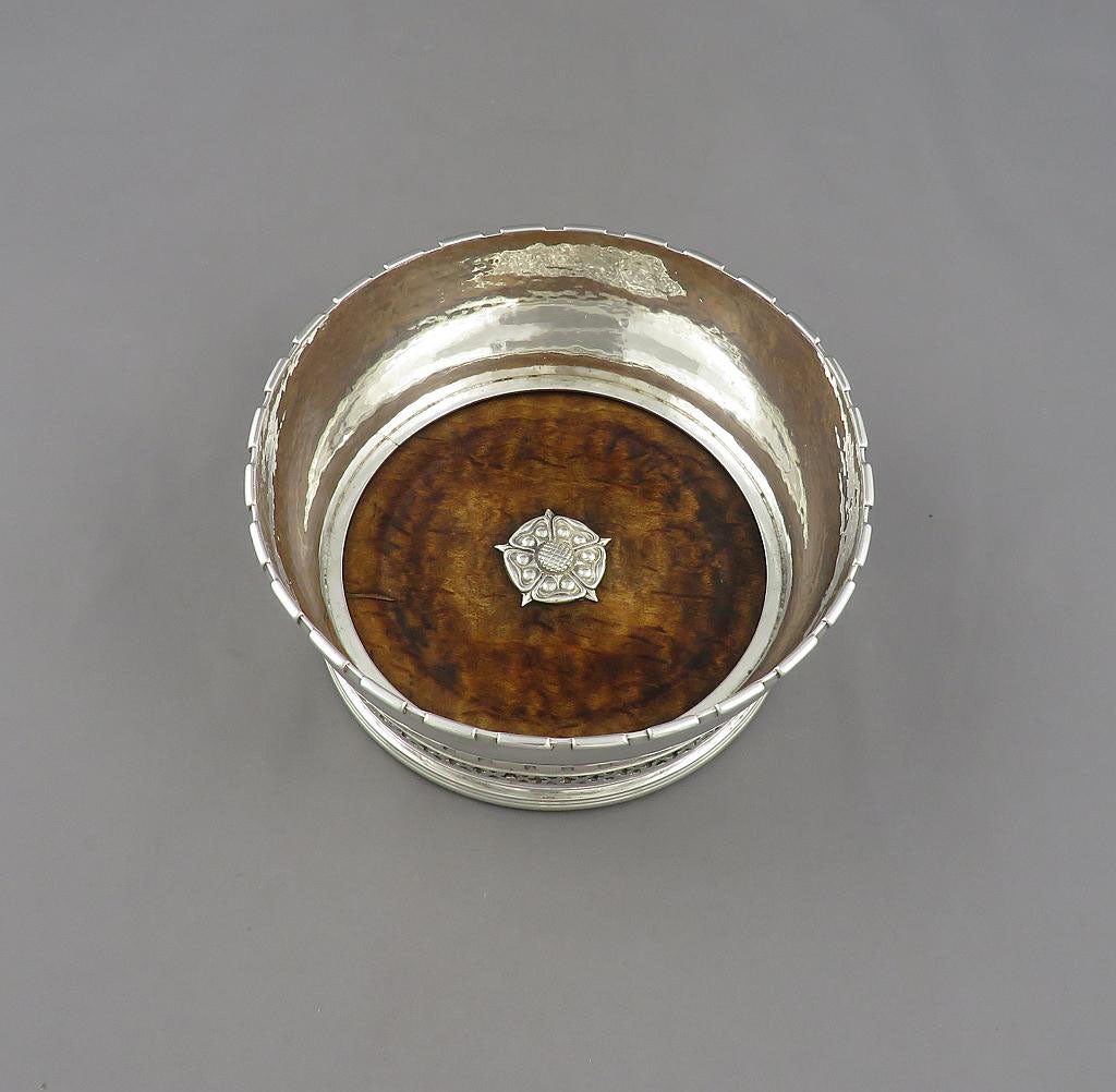 Omar Ramsden Sterling Silver Wine Coaster - JH Tee Antiques