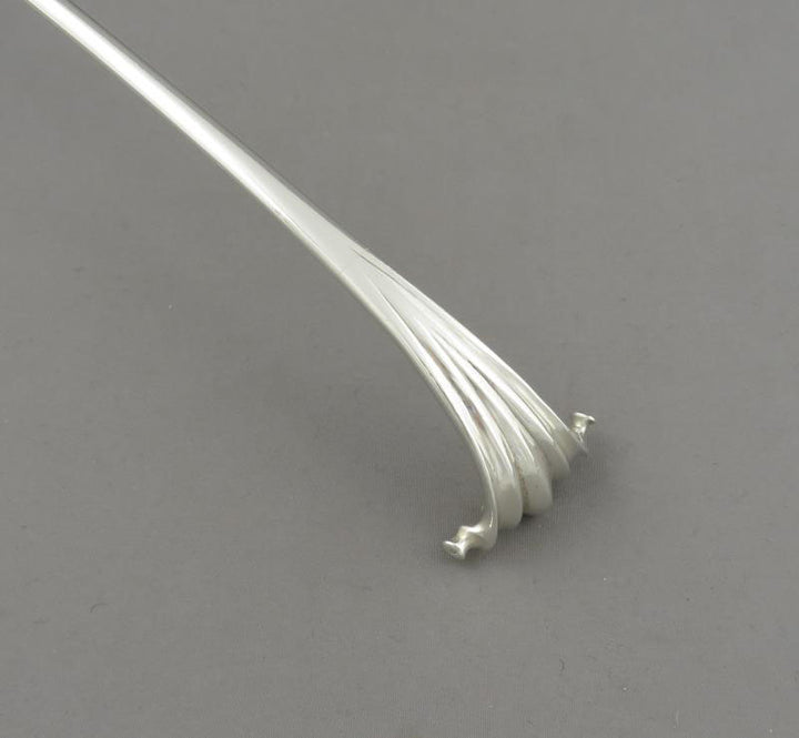 George III Onslow Pattern Silver Soup Ladle - JH Tee Antiques