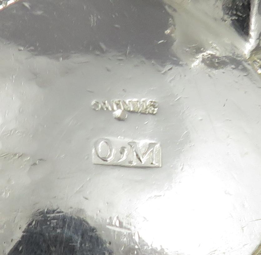 Oomersi Mawji Silver Cream and Sugar - JH Tee Antiques