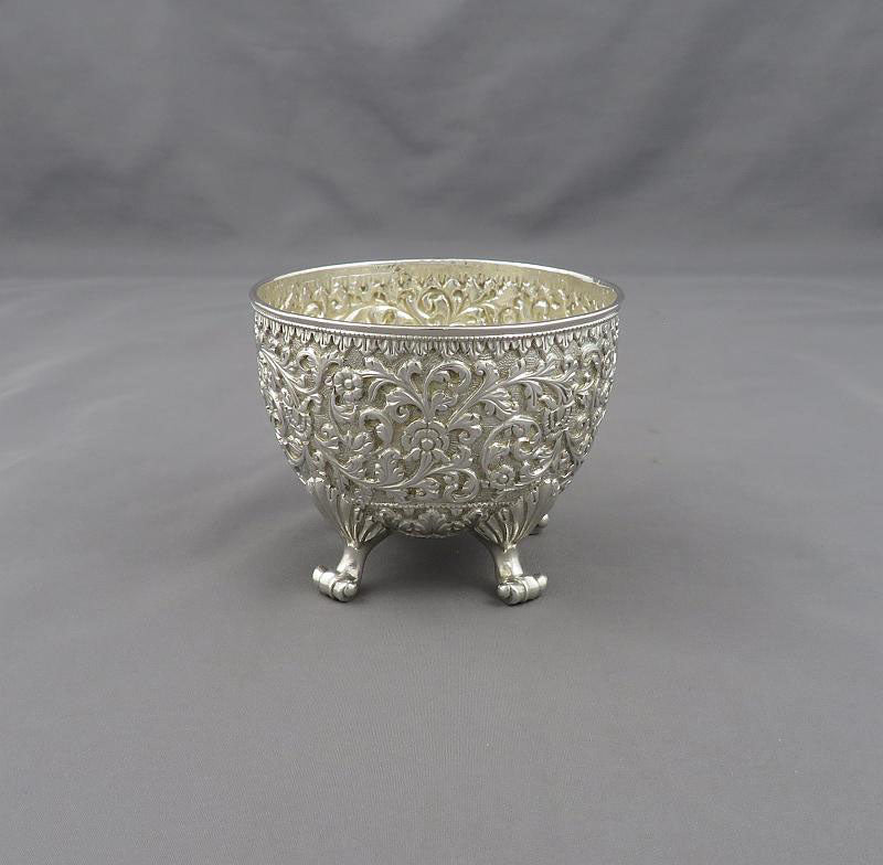 Oomersi Mawji Silver Cream and Sugar - JH Tee Antiques