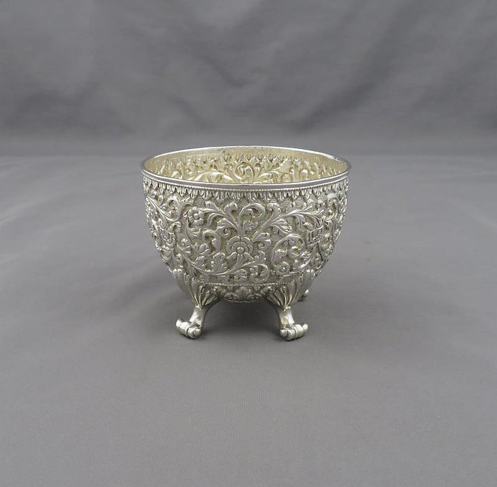Oomersi Mawji Silver Cream and Sugar - JH Tee Antiques
