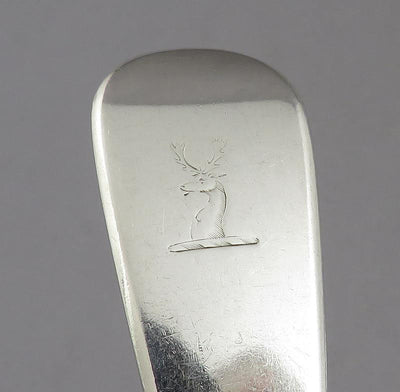 Victorian Silver Fiddle Gravy Ladles