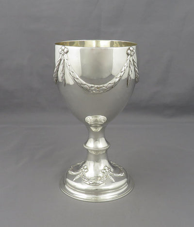 Pair of George III Sterling Silver Goblets
