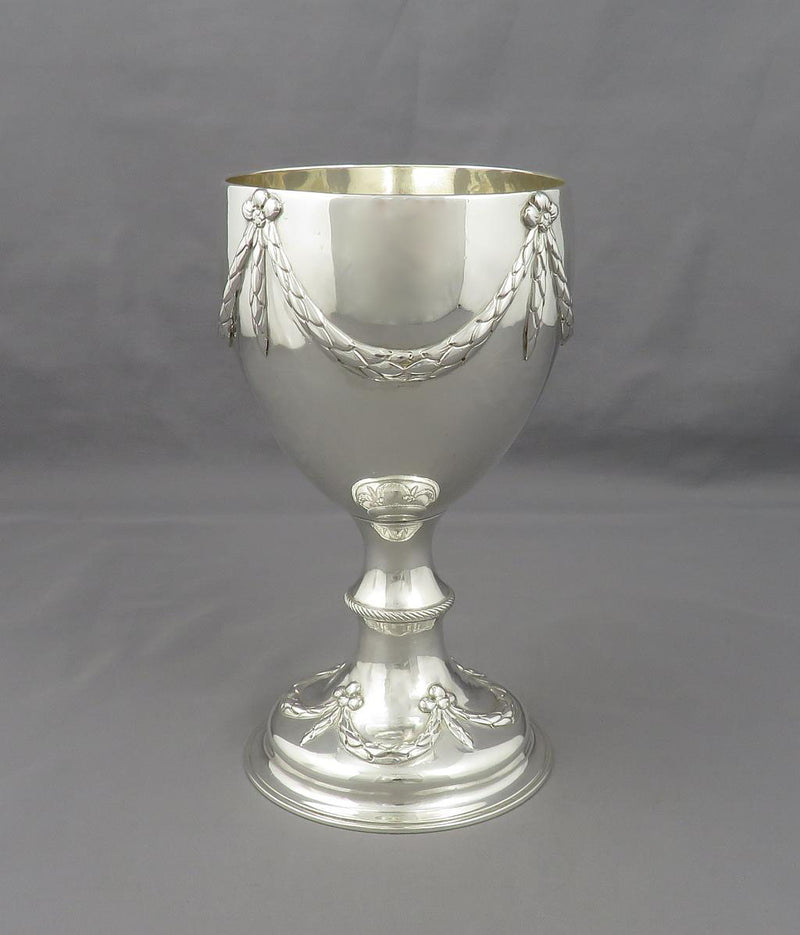 Pair of George III Sterling Silver Goblets
