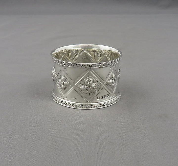 Victorian Sterling Silver Napkin Rings - JH Tee Antiques