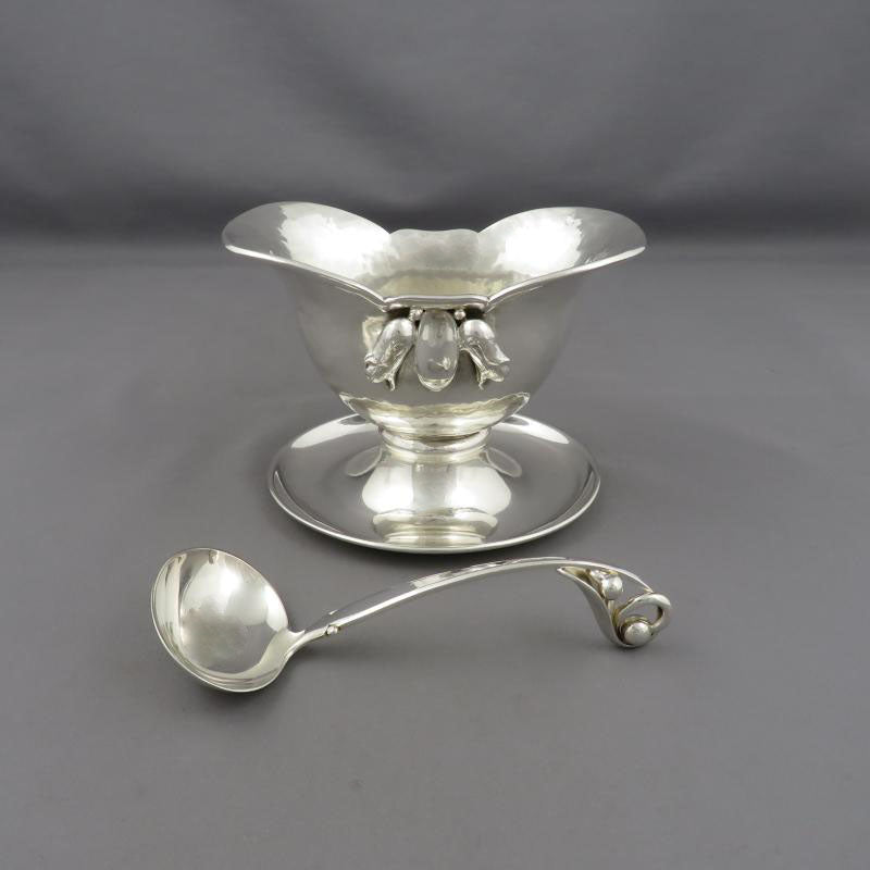 Poul Petersen Silver Sauce Bowl - JH Tee Antiques