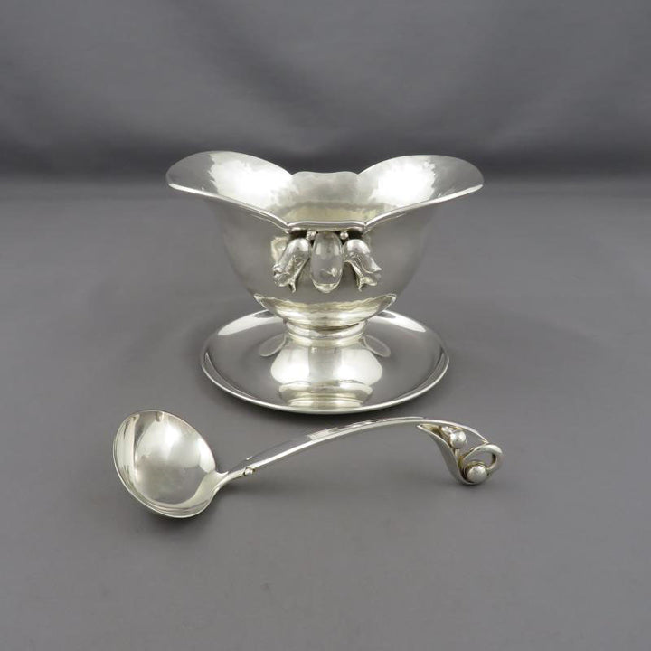 Poul Petersen Silver Sauce Bowl - JH Tee Antiques
