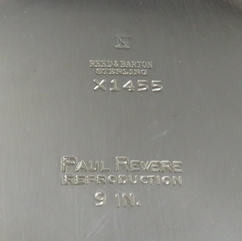 Paul Revere Pattern Sterling Silver Bowl - JH Tee Antiques