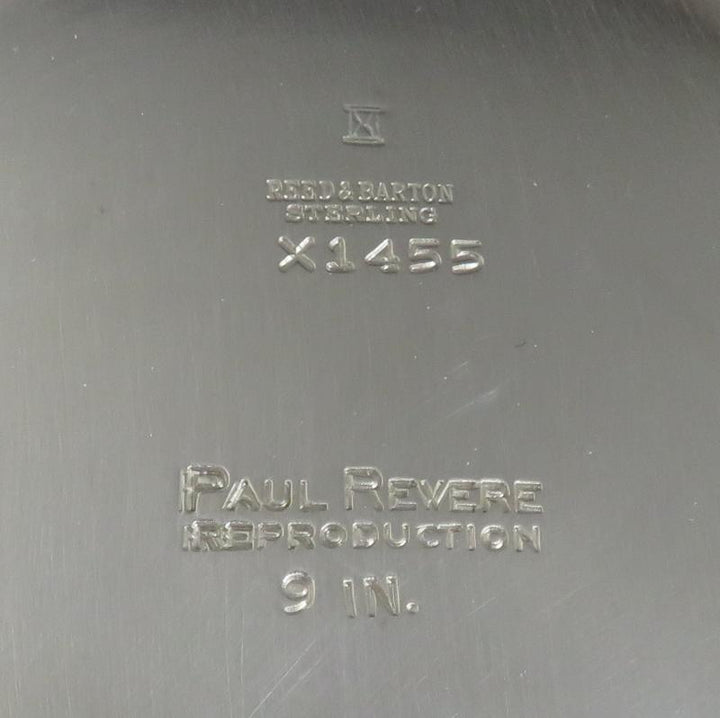 Paul Revere Pattern Sterling Silver Bowl - JH Tee Antiques