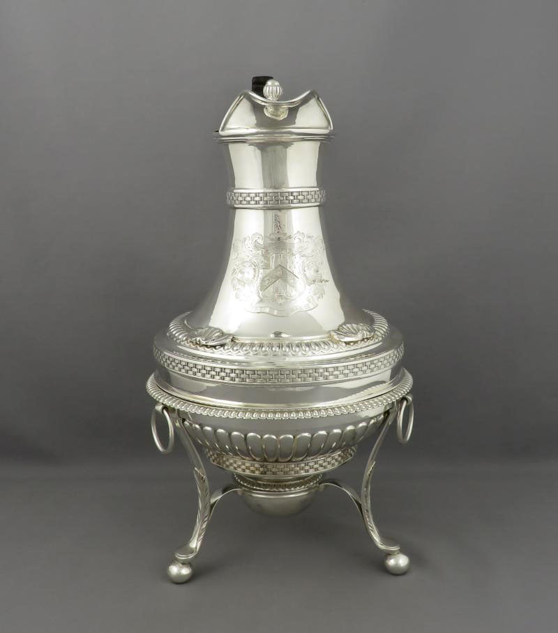 Paul Storr Silver Coffee Pot - JH Tee Antiques