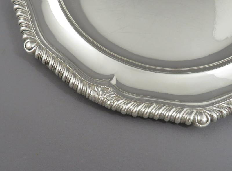 Paul Storr Silver Dinner Plate - JH Tee Antiques