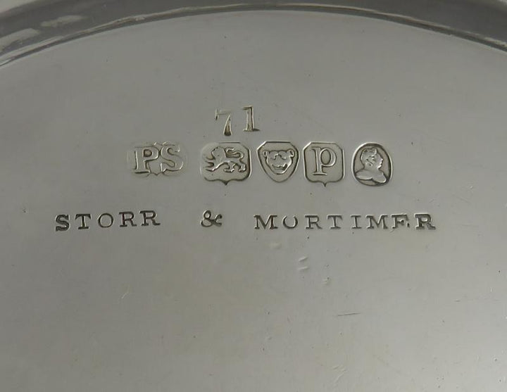 Paul Storr Sterling Silver Salver - JH Tee Antiques