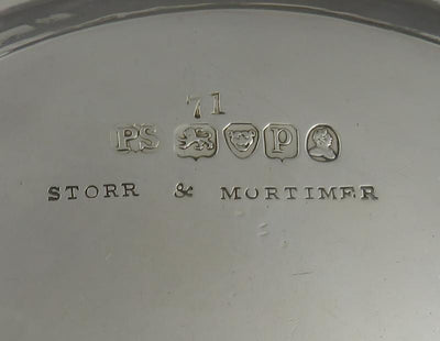 Paul Storr Sterling Silver Salver - JH Tee Antiques