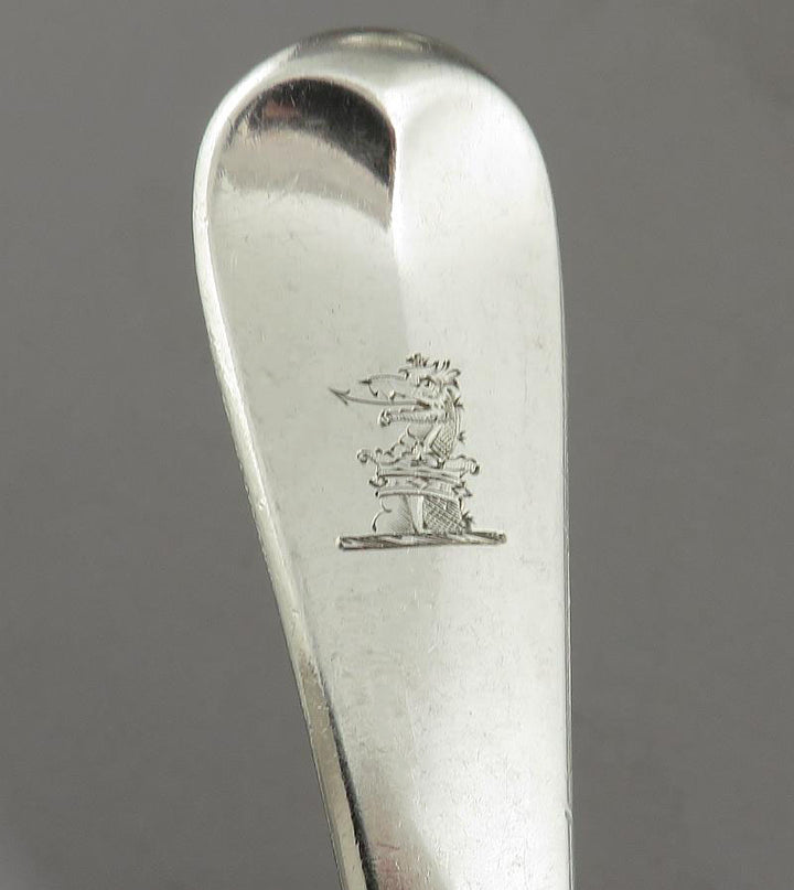 6 Paul Storr Sterling Silver Table Forks - JH Tee Antiques