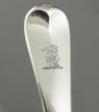 6 Paul Storr Sterling Silver Table Forks - JH Tee Antiques