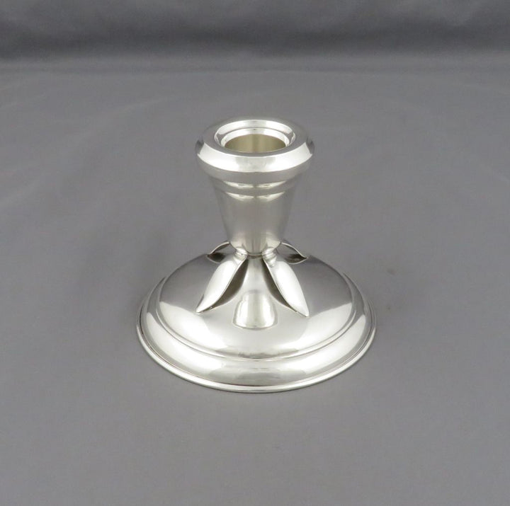 Poul Petersen Sterling Candlesticks - JH Tee Antiques