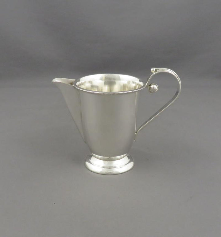 Poul Petersen Sterling Silver Cream and Sugar - JH Tee Antiques