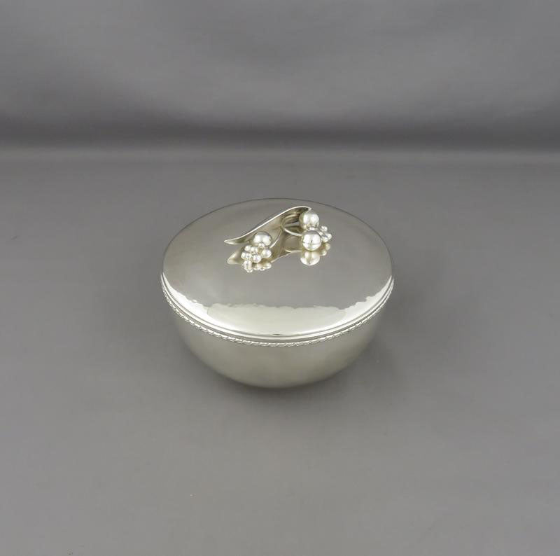 Poul Petersen Silver Dresser Box - JH Tee Antiques