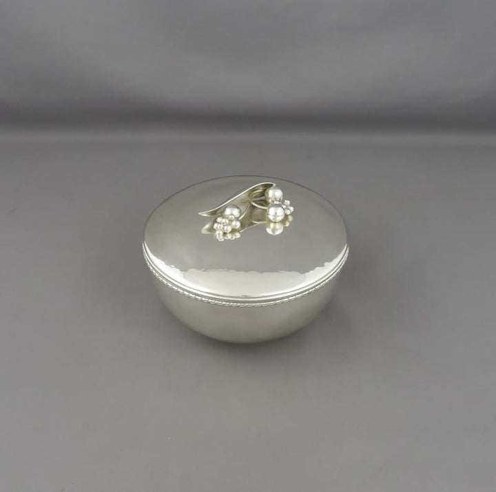 Poul Petersen Silver Dresser Box - JH Tee Antiques