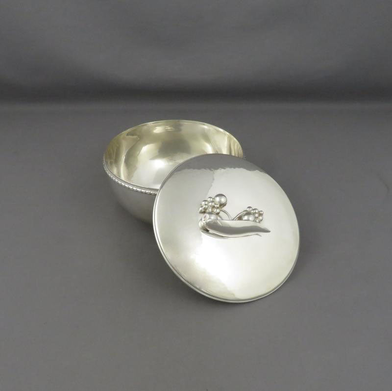 Poul Petersen Silver Dresser Box - JH Tee Antiques