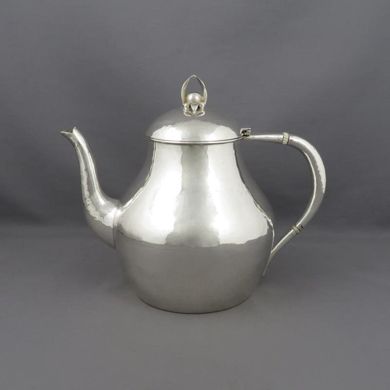 Poul Petersen Sterling Silver Tea Service - JH Tee Antiques