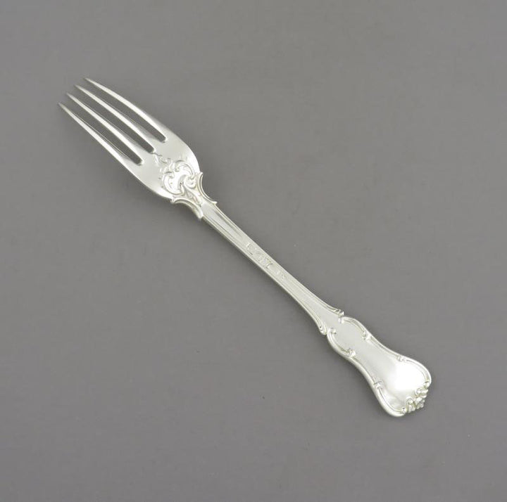 Victorian Princess Pattern Silver Flatware Set - JH Tee Antiques
