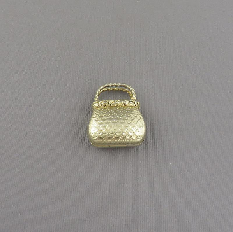 George IV Purse Shaped Vinaigrette - JH Tee Antiques