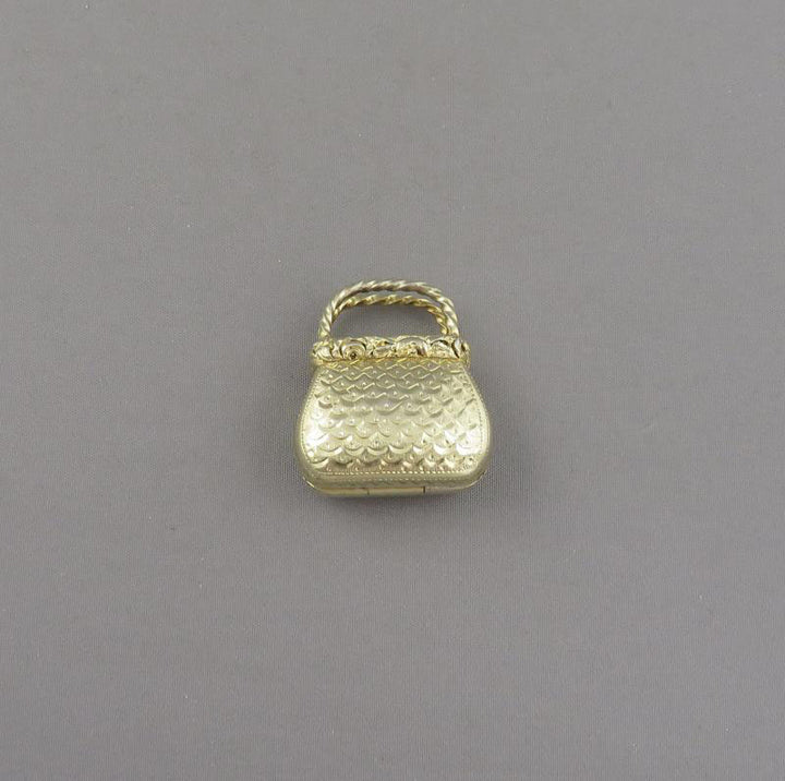 George IV Purse Shaped Vinaigrette - JH Tee Antiques