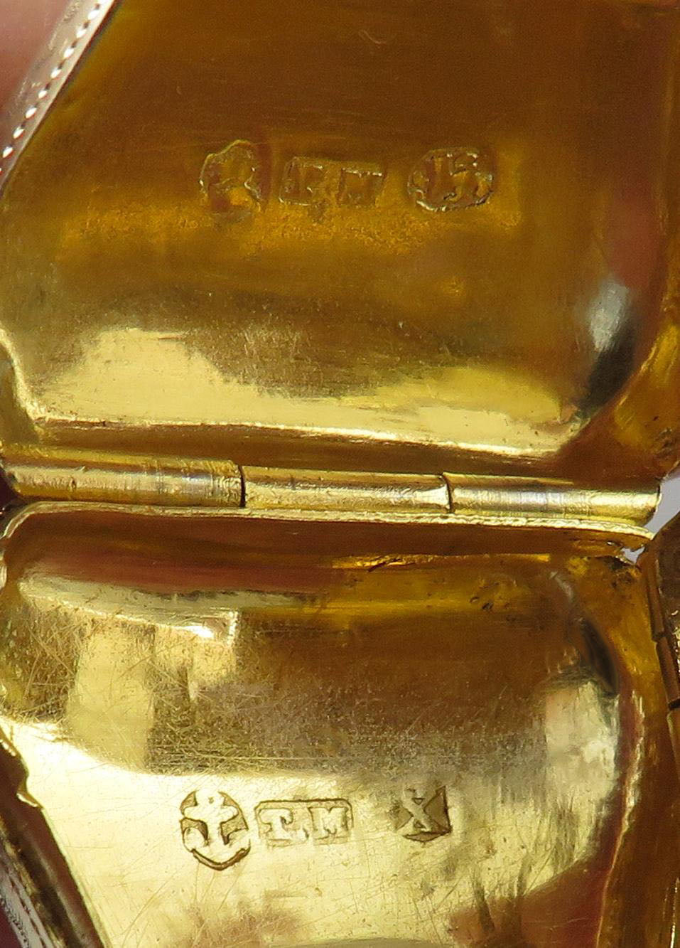 George IV Purse Shaped Vinaigrette - JH Tee Antiques