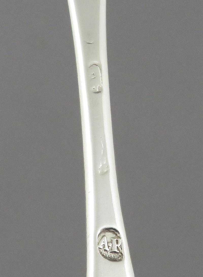 Queen Anne Silver Dog Nose Tablespoon - JH Tee Antiques