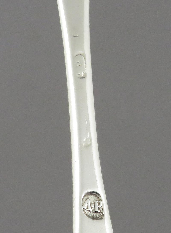 Queen Anne Silver Dog Nose Tablespoon - JH Tee Antiques