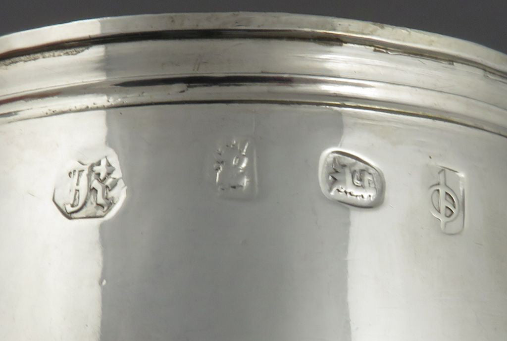 Queen Anne Silver Coffee Pot - JH Tee Antiques