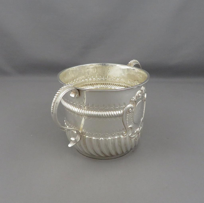 Queen Anne Silver Porringer - JH Tee Antiques