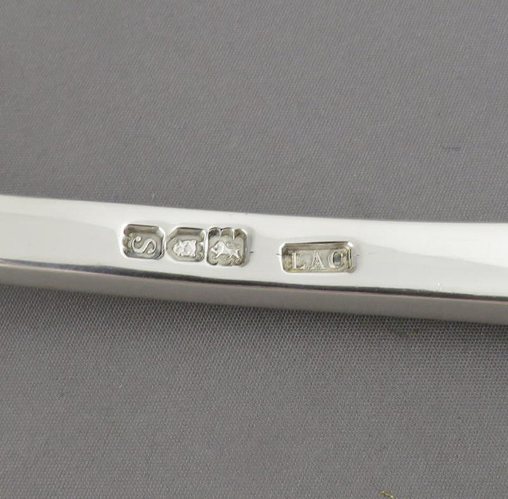 Rat Tail Sterling Silver Soup Ladle - JH Tee Antiques
