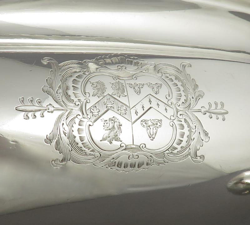 Pair of George III Sterling Silver Sauce Tureens - JH Tee Antiques