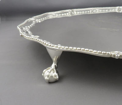 Richard Rugg Sterling Silver Salver - JH Tee Antiques