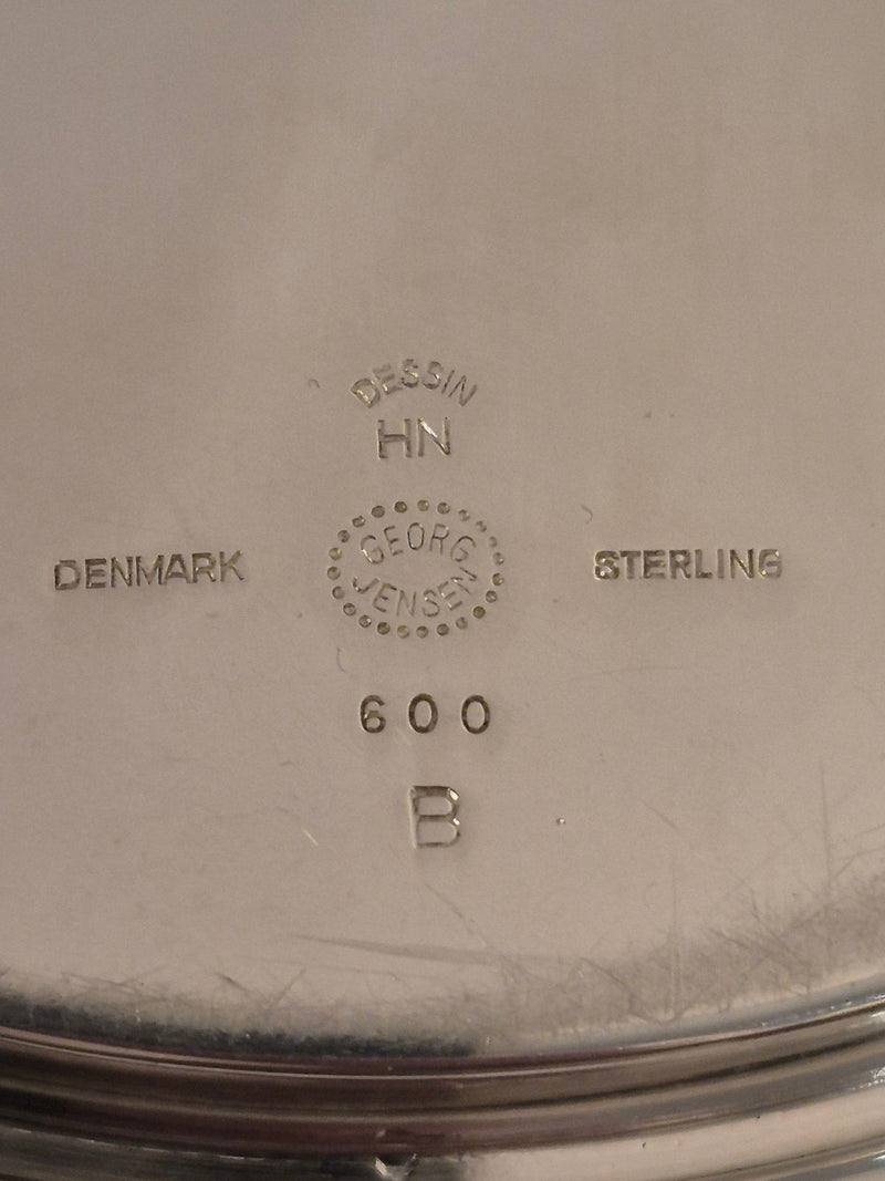 Georg Jensen Pyramid Silver Coaster 600B