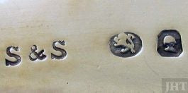 Canadian silver hallmark maker's mark of Robert Hendery of Montreal