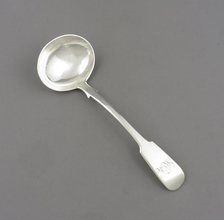 Robert Hendery Silver Gravy Ladle - JH Tee Antiques