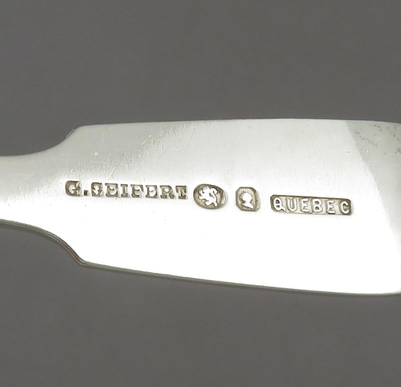 Robert Hendery Silver Fiddle Pattern Dessert Forks - JH Tee Antiques